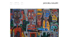 Desktop Screenshot of jackbellgallery.com